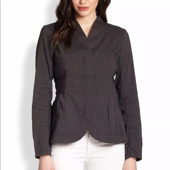 Eileen Fisher Jacket Organic Linen Blend Sz L - Picture 4 of 7